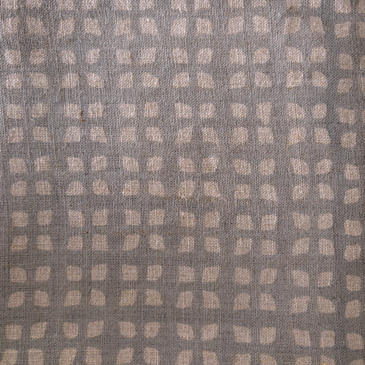 Block Print Linen Square Tablecloth | 56"x56"
