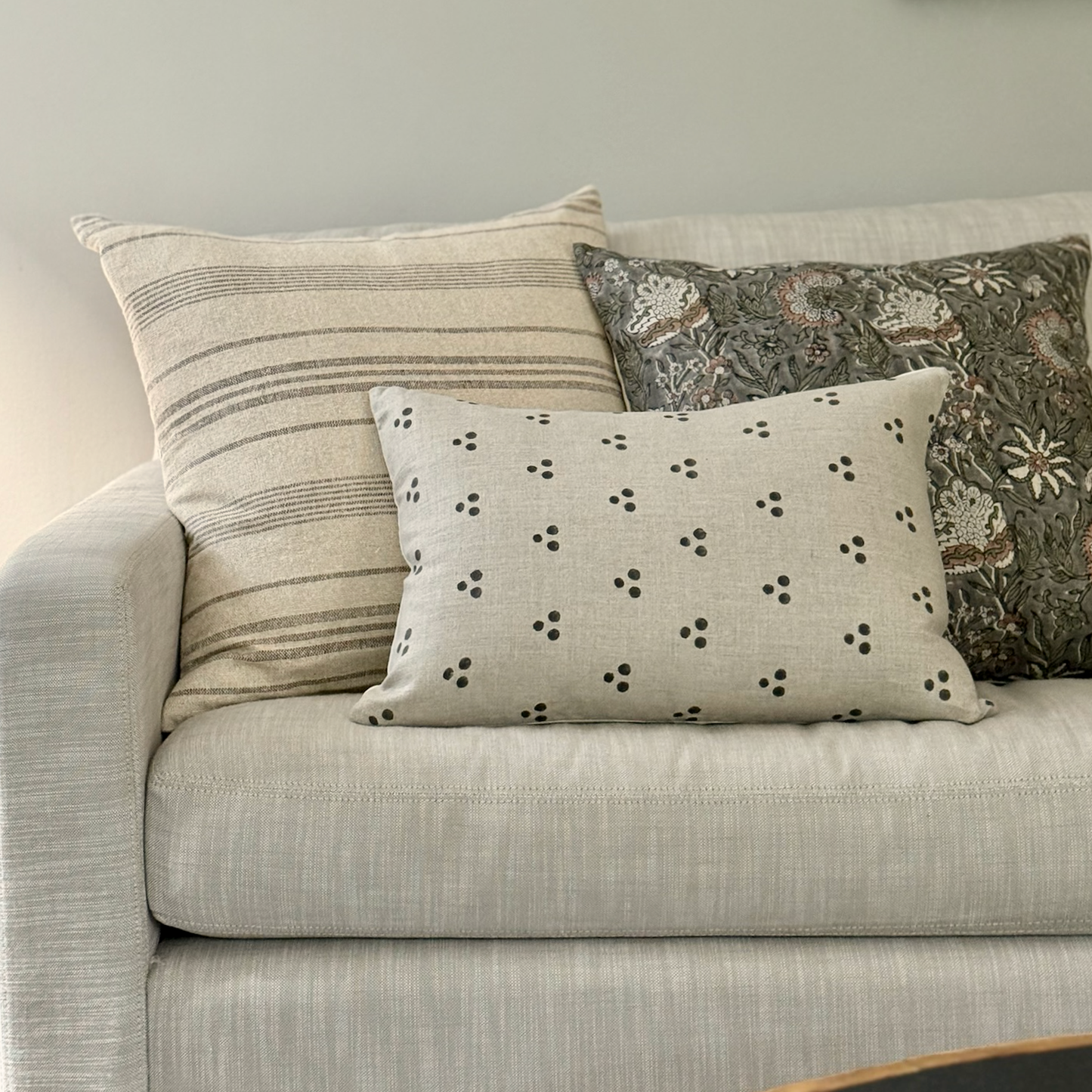 Modern Heirloom Sofa and Bed Bundle - 3pc Pillow Cover Set