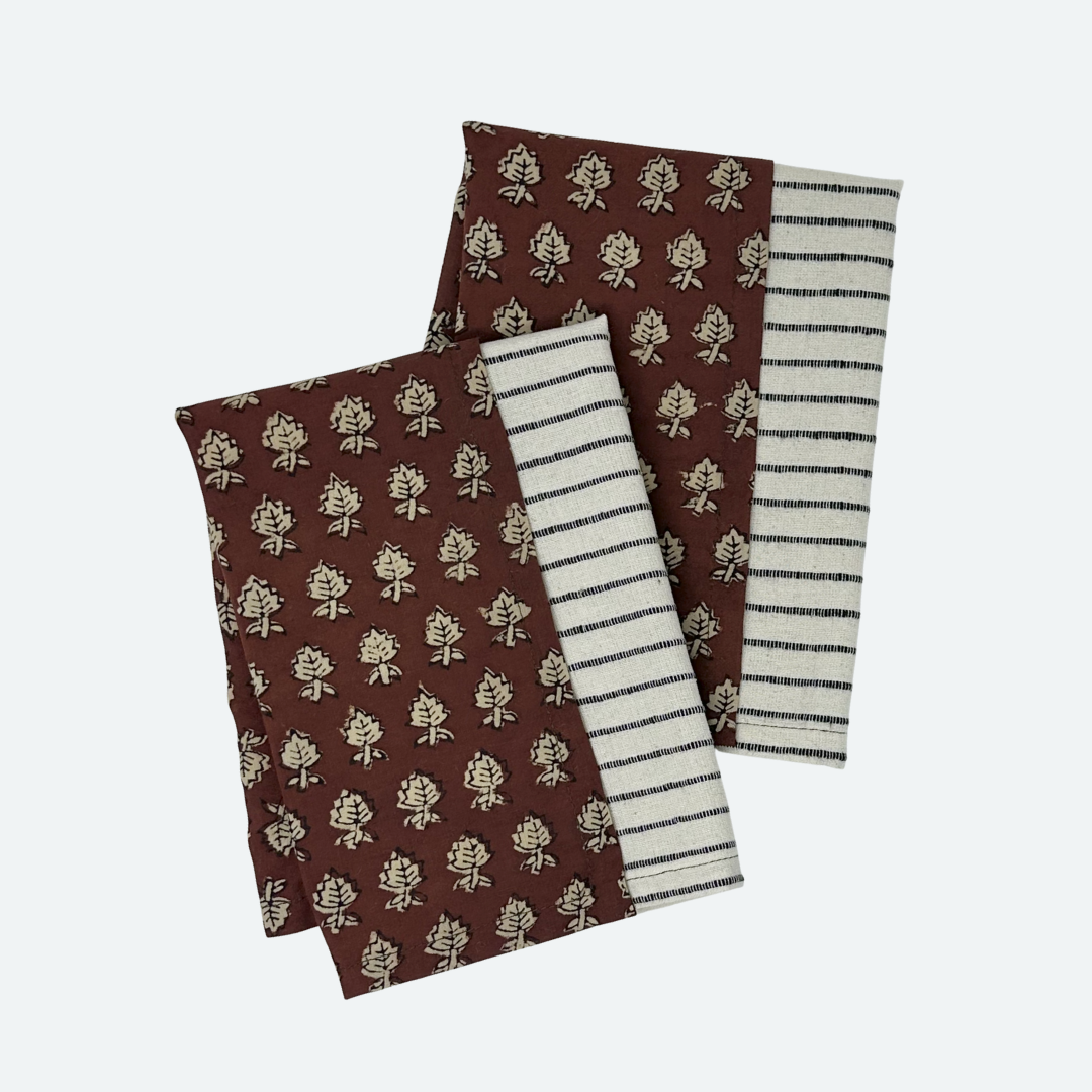 Patterned Linen-Cotton Napkin | Build Your Own Set
