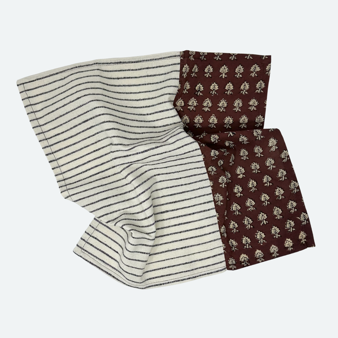 Patterned Linen-Cotton Napkin | Build Your Own Set