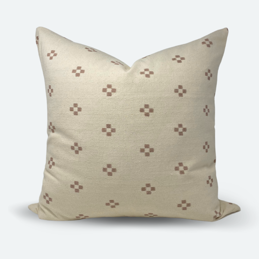 CUSTOM Square Pillow Cover - Mushroom Woven