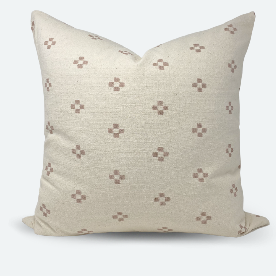 Square Pillow Cover - Mushroom Woven