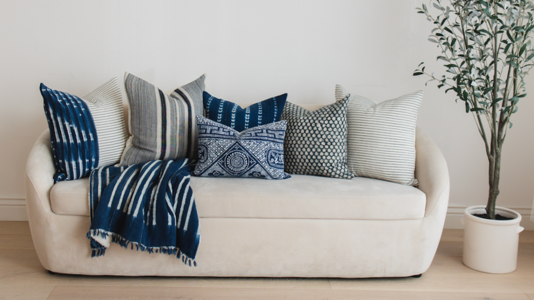 3 Ways to Style Your Home with Indigo Textiles
