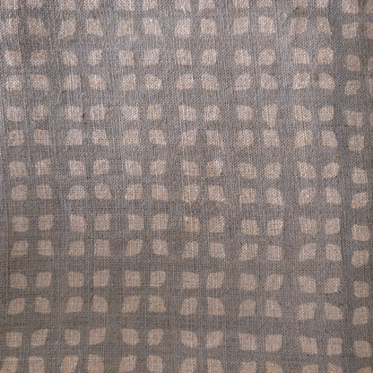 Block Print Linen Square Tablecloth | 56"x56"