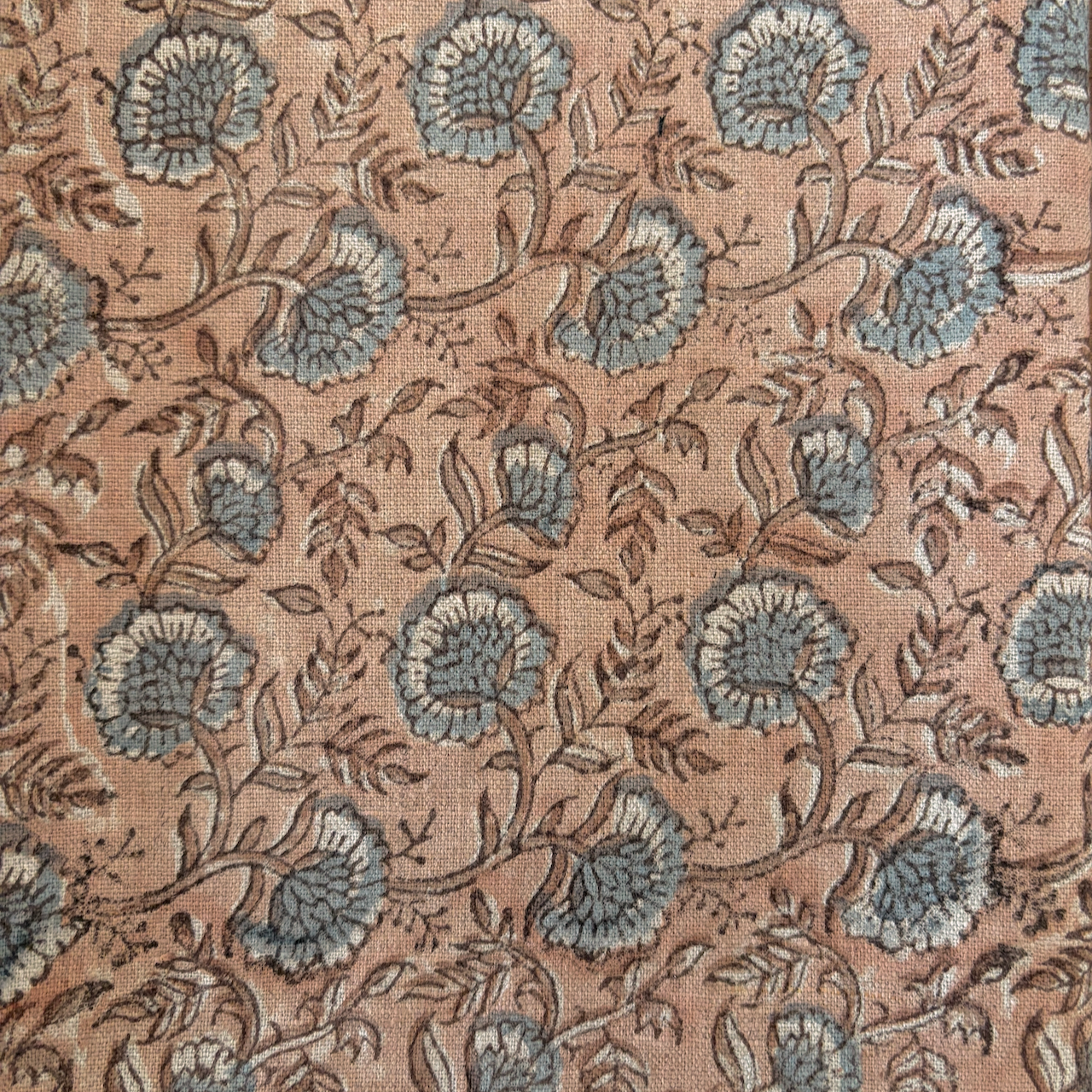 CUSTOM Pillow Cover - Dusty Pink Garden Block Print
