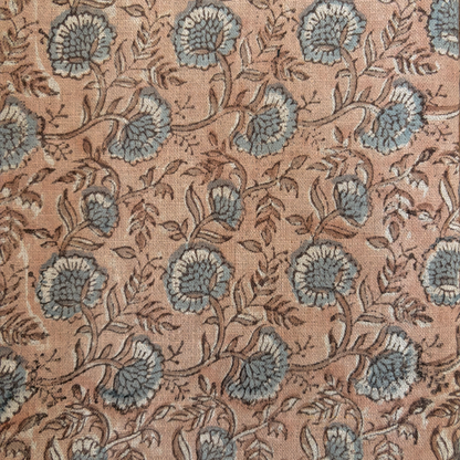 CUSTOM Pillow Cover - Dusty Pink Garden Block Print