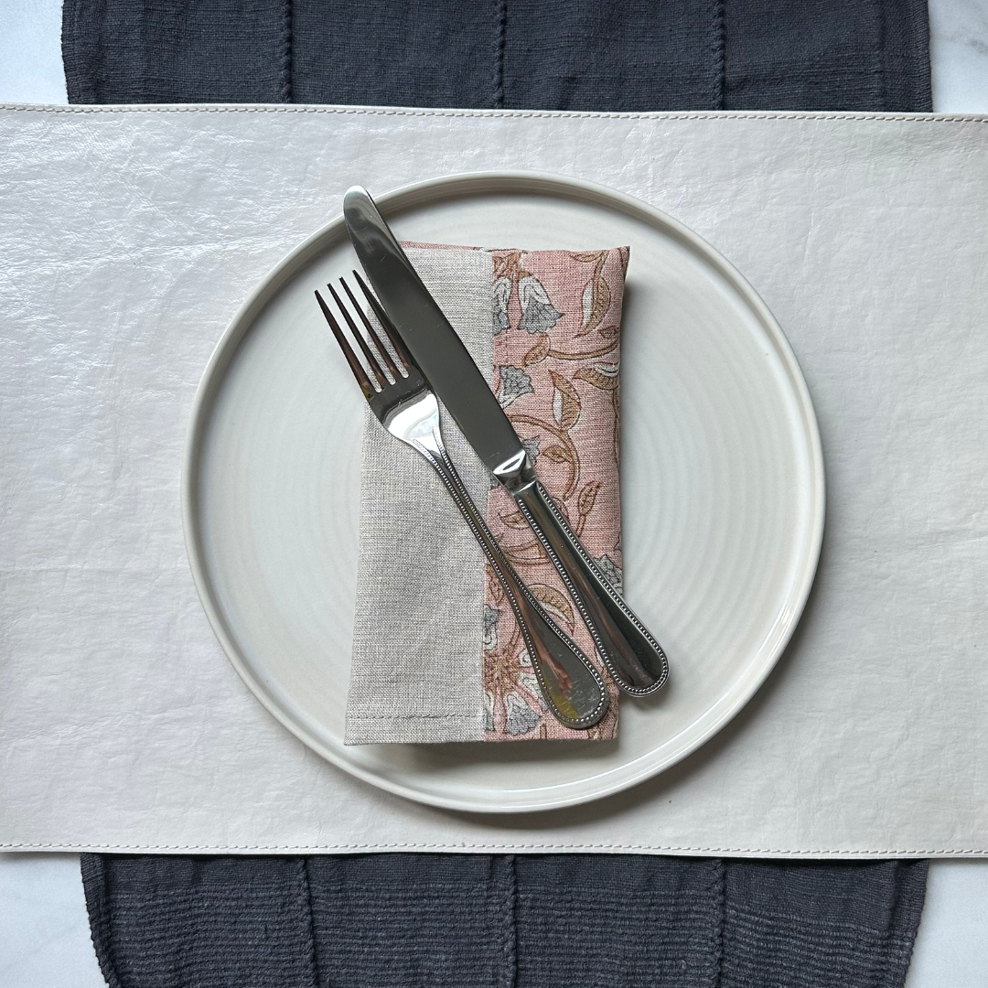 Block Print Linen Napkin