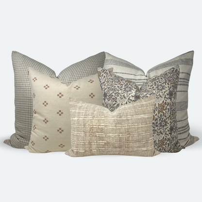 New Neutrals Sofa and Bed Bundle - 5pc Pillow Cover Set