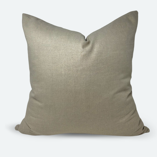 Square Pillow Cover - Oatmeal Relaxed Linen | FINAL SALE