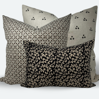 Shadowed Vines Sofa and Bed Bundle - 3 pc Pillow Cover Set