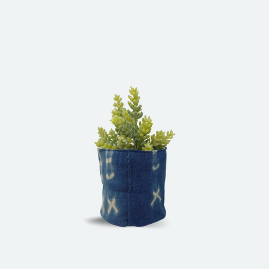 Plant Pouch - Indigo Shibori