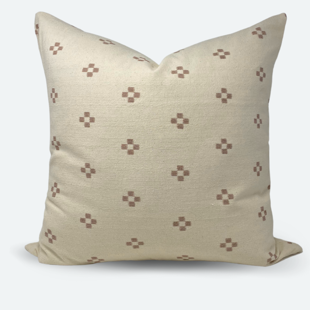 Square Pillow Cover - Mushroom Woven